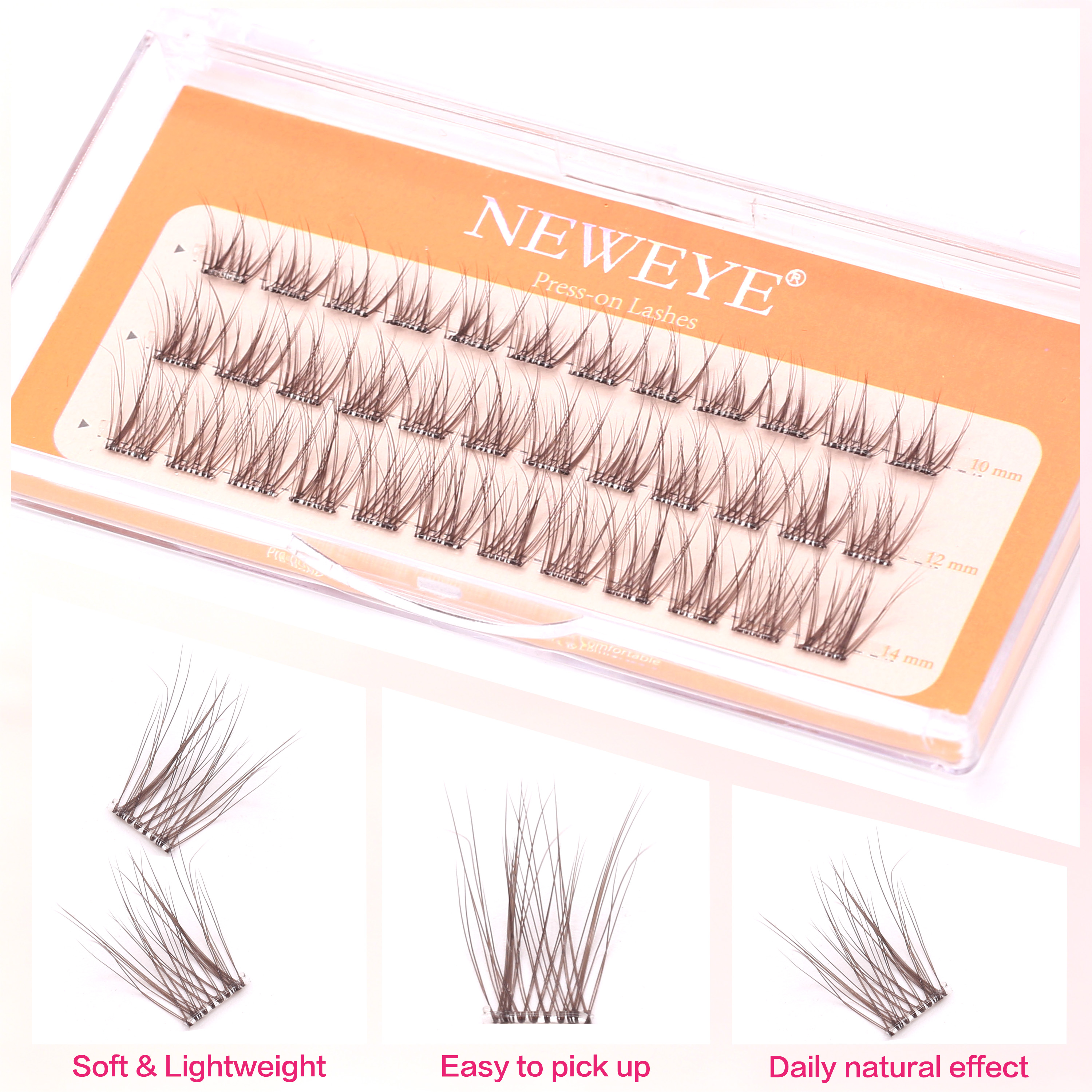 10-14mm D Curling Wispy And Na - Eyelash Extension No 10 avaliação e preço