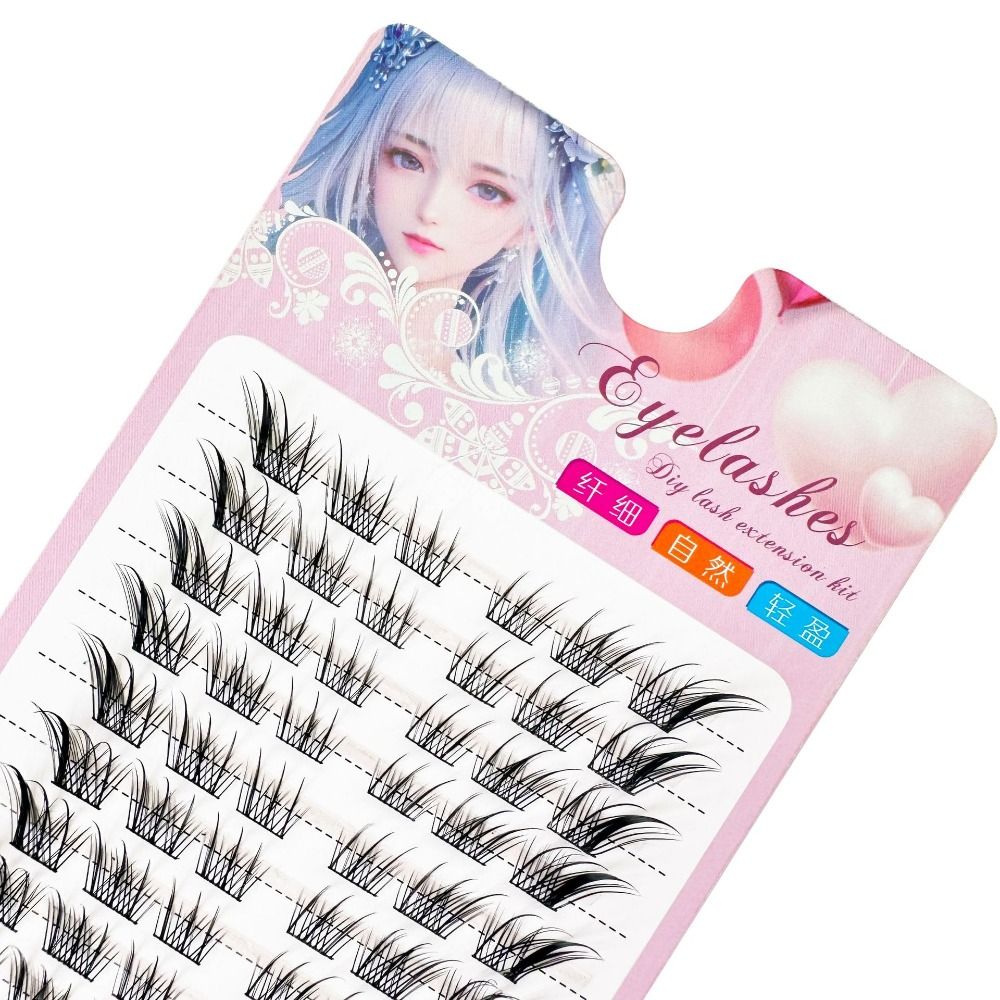 3D Cat Eye Clusters Lashes Nat - Eyelash Extension C Curl avaliação e preço