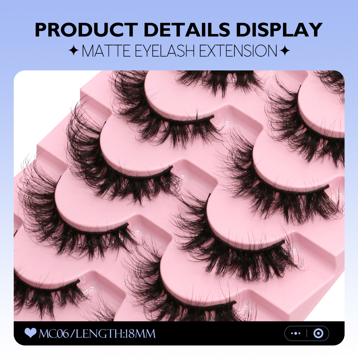 Lasvirey Fluffy Cat Eye Lashes - Eyelash Extension Volume Cat Eye avaliação e preço