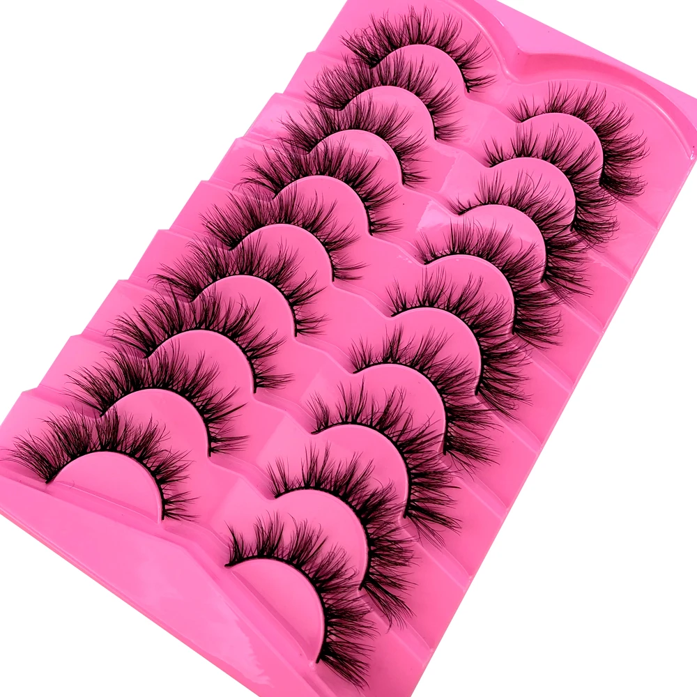 9Pairs Mink Lashes Fluffy Cat  - Eyelash Extension Volume Cat Eye avaliação e preço