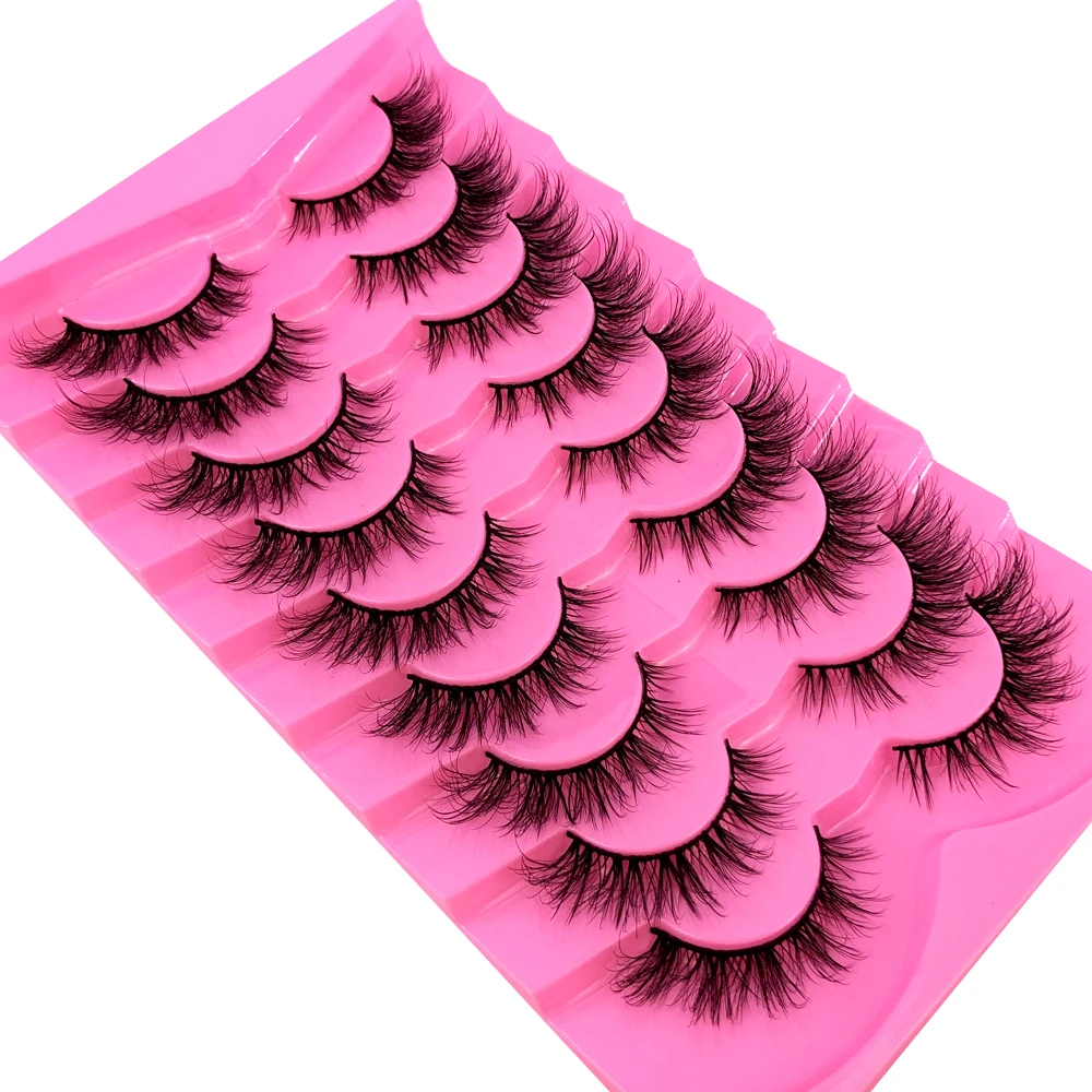 9Pairs Mink Lashes Fluffy Cat  - Eyelash Extension Volume Cat Eye avaliação e preço