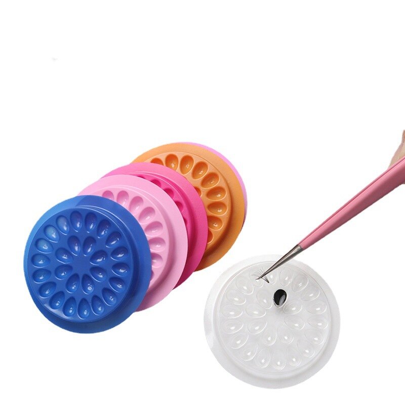 100pcs Eyelash Glue Holder Eye - Eyelash Extension Uv Glue avaliação e preço