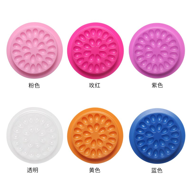 100pcs Eyelash Glue Holder Eye - Eyelash Extension Uv Glue avaliação e preço