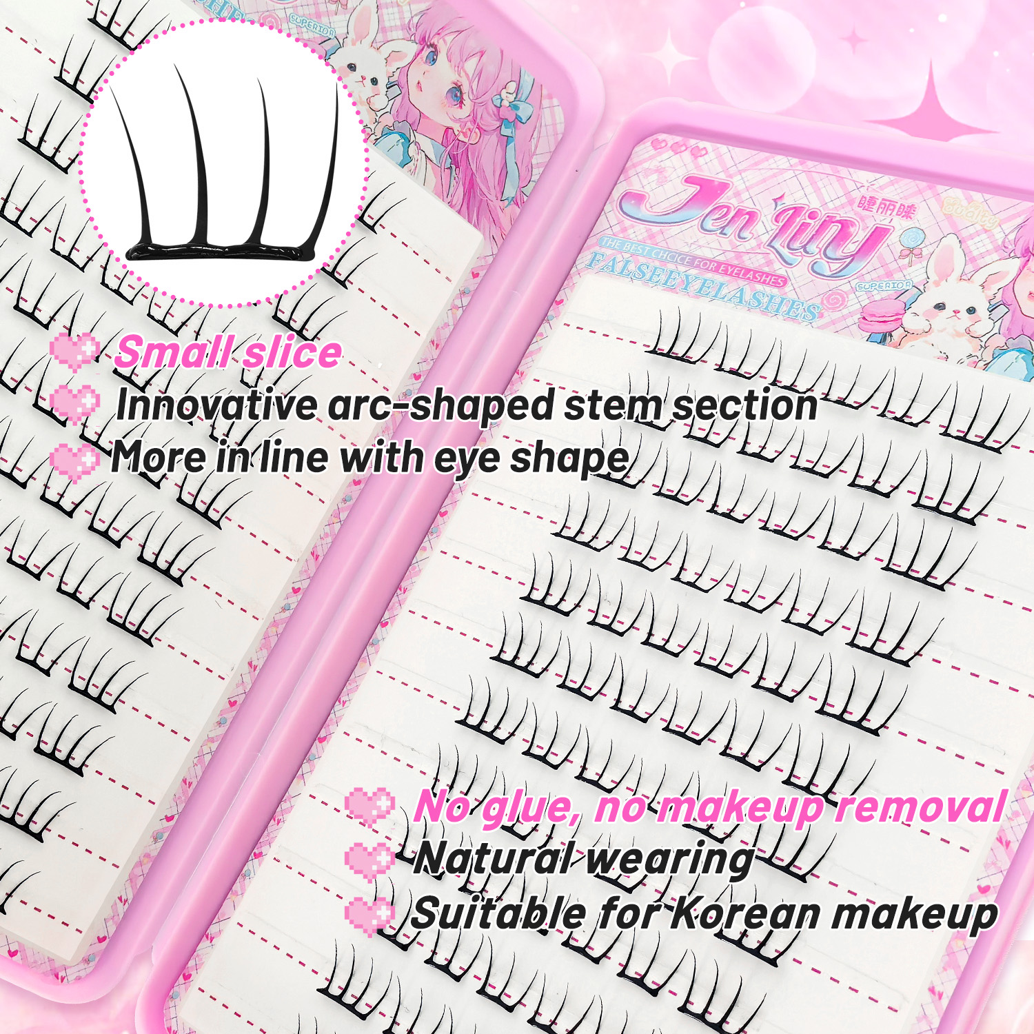 K-pop 2.0 Style Self-Adhesive  - Eyelash Extension Uv Glue avaliação e preço