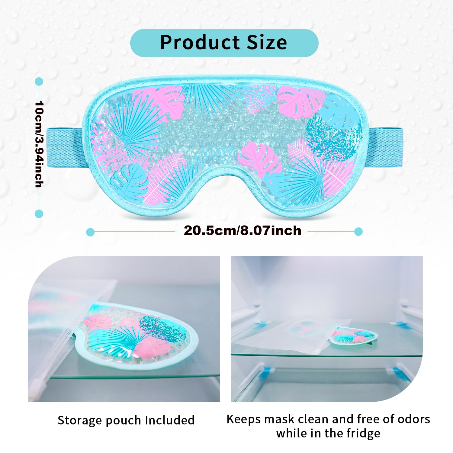 Cooling Eye Mask with Gel Bead - Under Eye Gel avaliação e preço