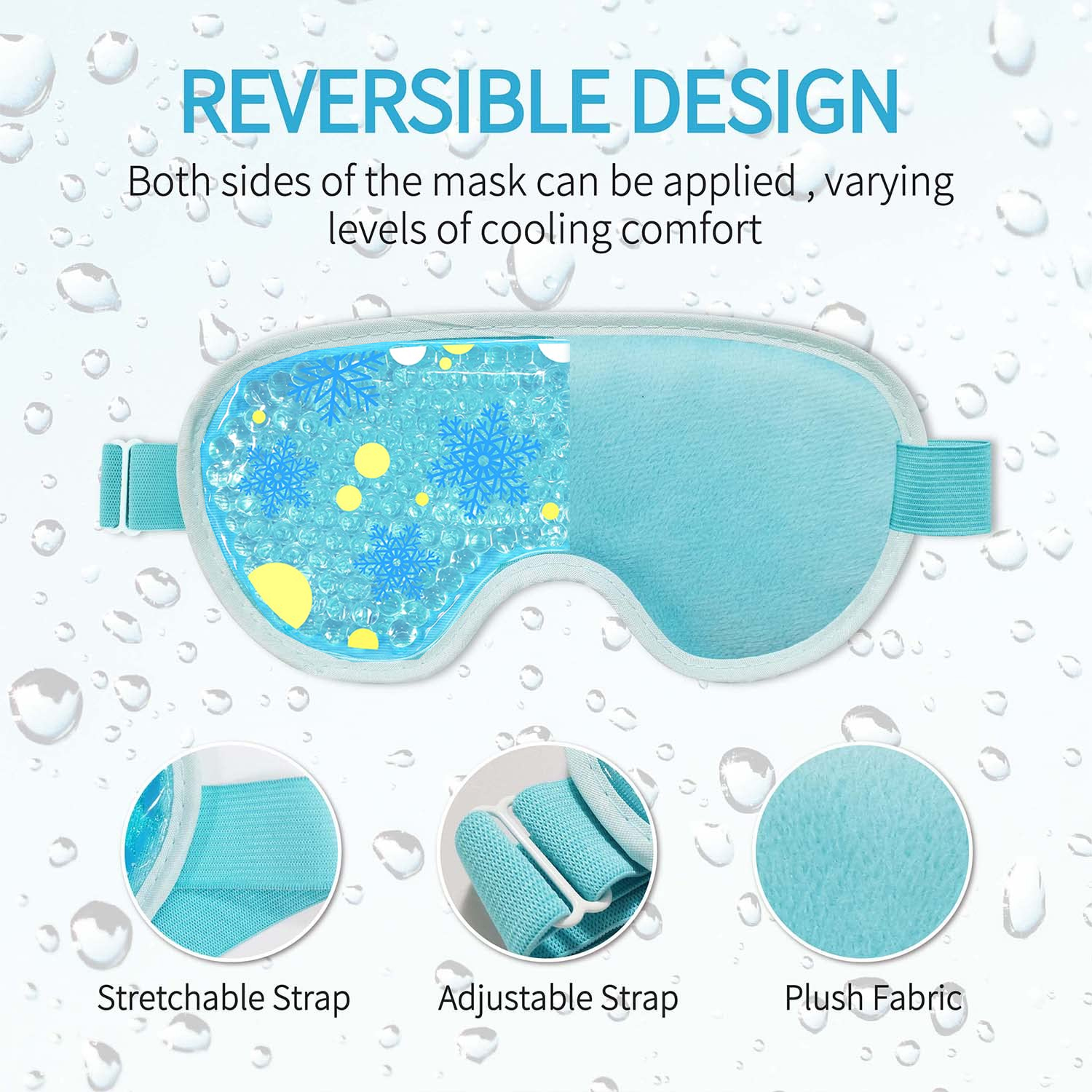 Cooling Eye Mask with Gel Bead - Under Eye Gel avaliação e preço