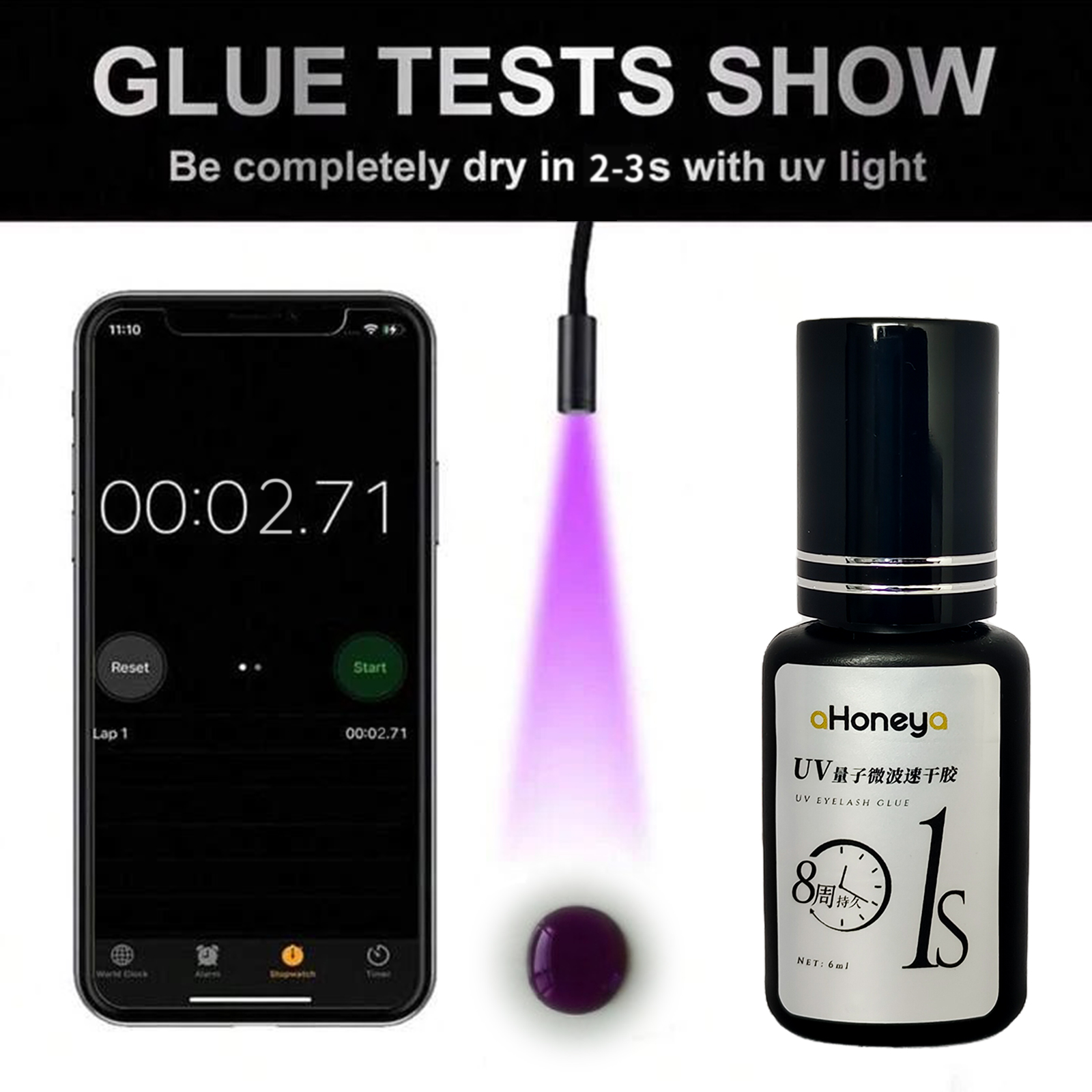 Salon UV Eyelash Grafting Glue - Eyelash Extension Uv Glue avaliação e preço