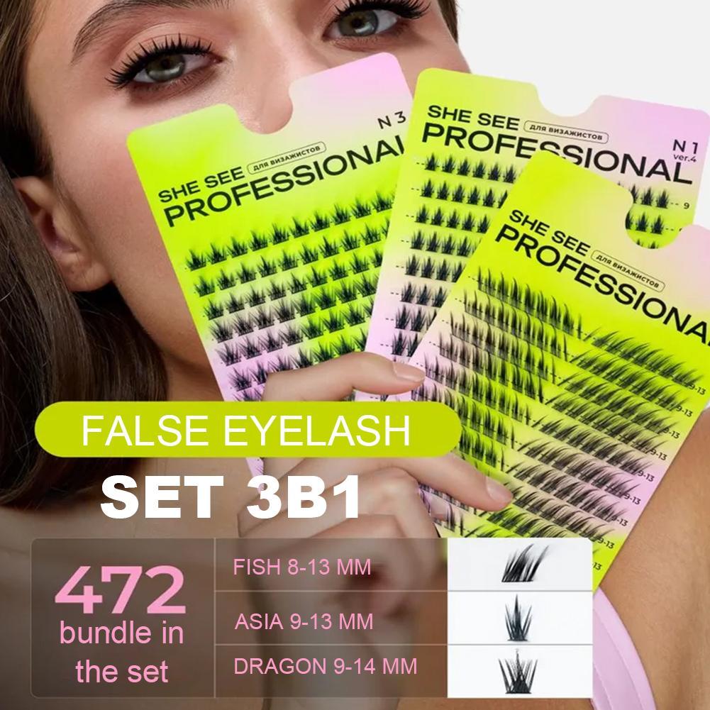 Natural Cluster False Eyelashe - Eyelash Extension Volume Cat Eye avaliação e preço