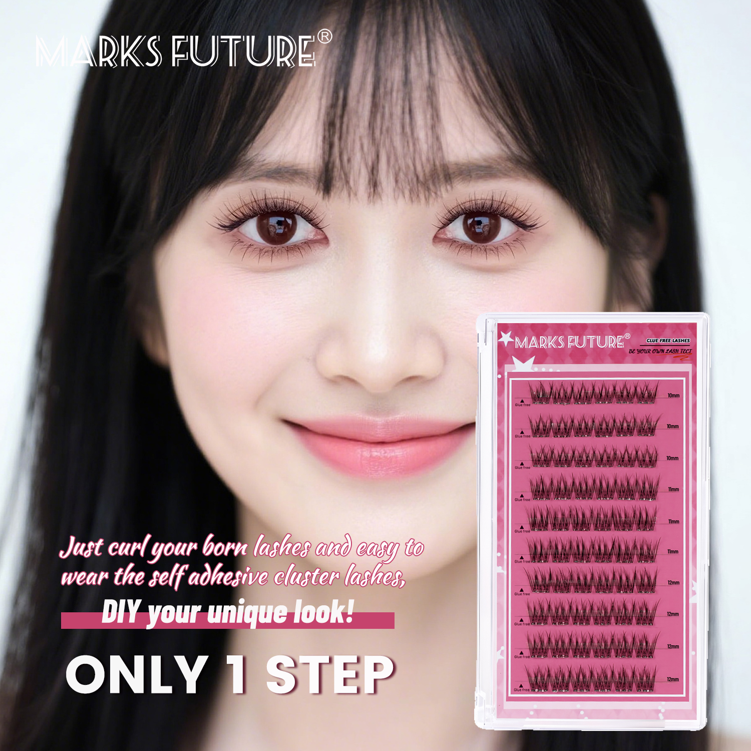 Self-Adhesive False Eyelashes  - Eyelash Extension C Curl avaliação e preço