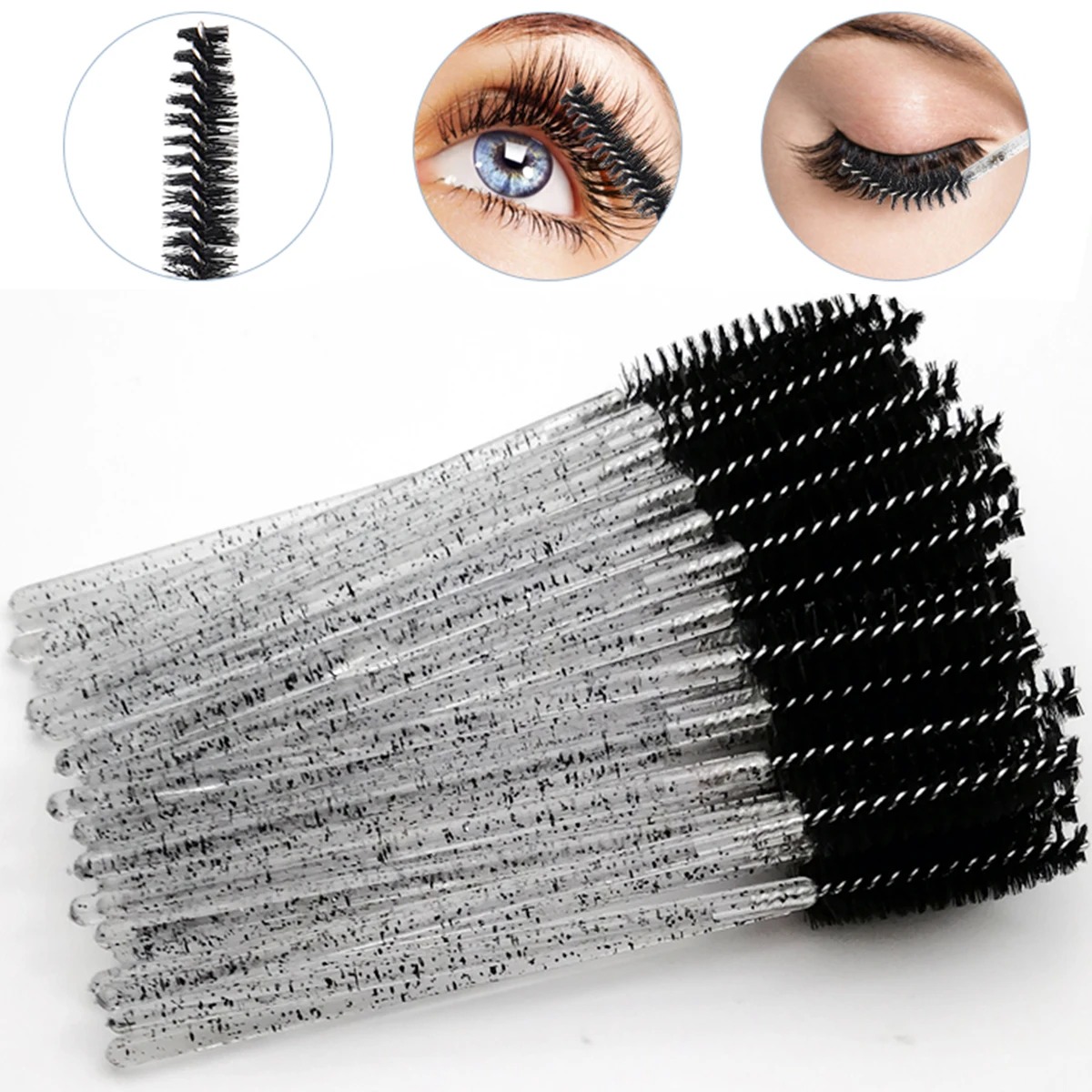 Wholesale 100PCS Mascara Spool - Eyelash Extension Options avaliação e preço
